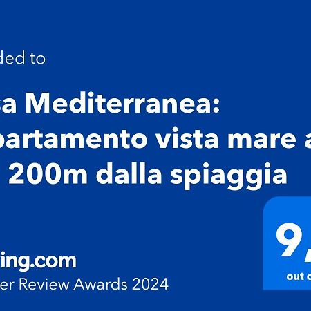 Casa Mediterranea: Appartamento Vista Mare A Soli 200M Dalla Spiaggia Sperlonga Exterior foto